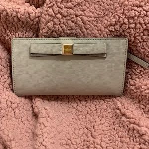 Kate Spade Grey & Gold Folding Wallet